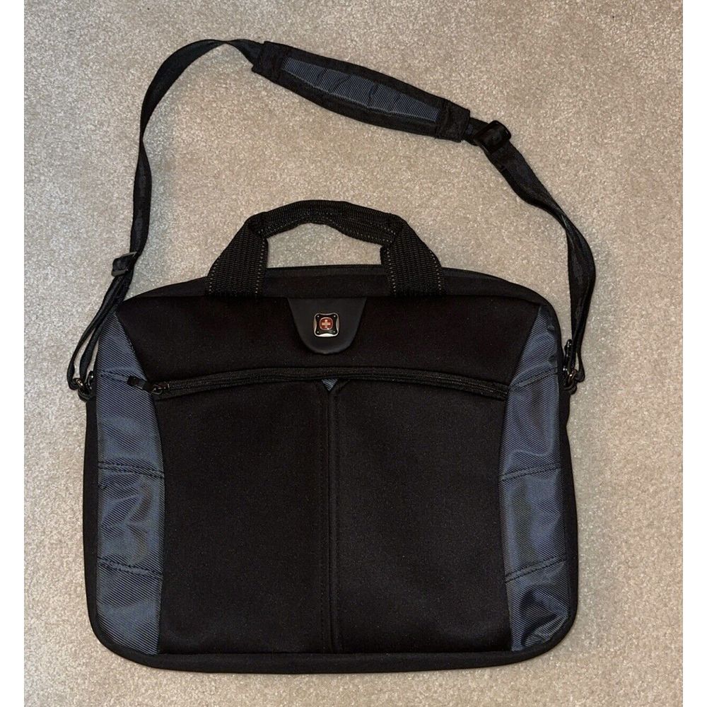 Swiss Gear Wenger Laptop Case Bag Handle & Shoulder Strap Multiple Compartments